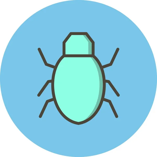 Εικονίδιο bug του φορέα — Διανυσματικό Αρχείο