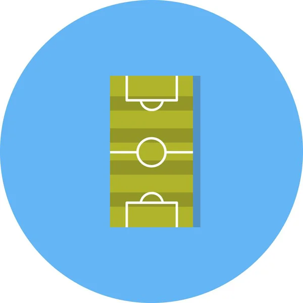 Vektor Fußballfeld-Ikone — Stockvektor