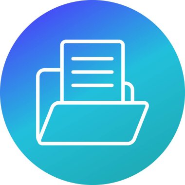 Klasör Simgesinde Çizim Belgesi