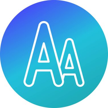 İllüstrasyon Yazı Tipi Simgesi