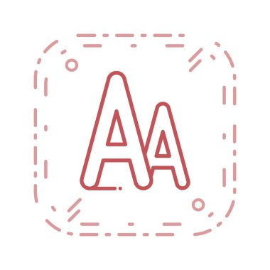 İllüstrasyon Yazı Tipi Simgesi