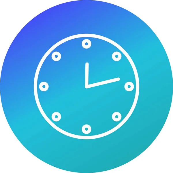 Illustration Clock Icon — Stock Photo, Image