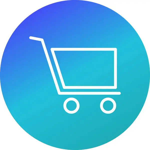 Illustratie Cart-pictogram — Stockfoto