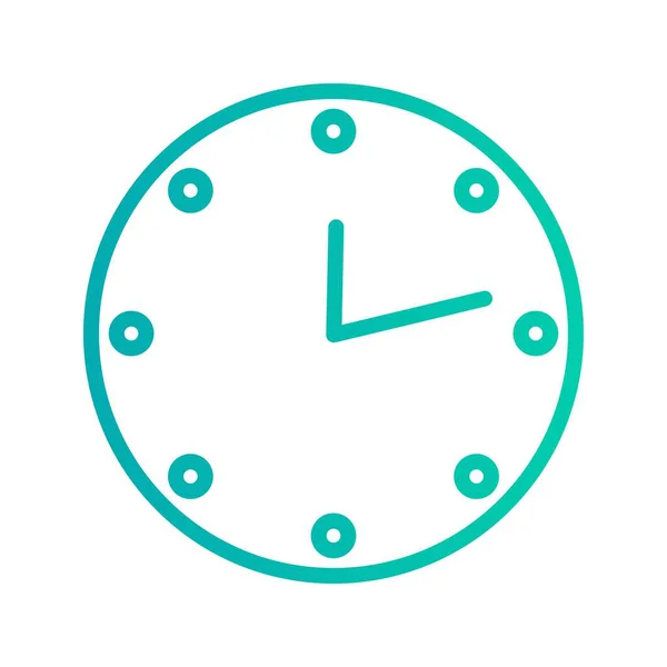 Icono del reloj de ilustración — Foto de Stock