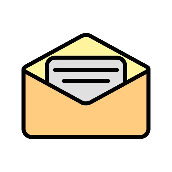 Ikona ilustracji E-mail — Zdjęcie stockowe