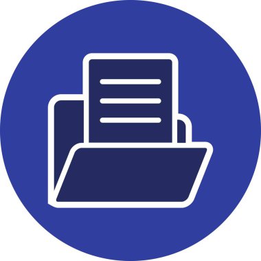 Klasör Simgesinde Çizim Belgesi