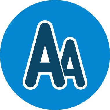 İllüstrasyon Yazı Tipi Simgesi