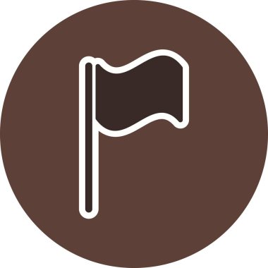 İllüstrasyon Bayrak Simgesi