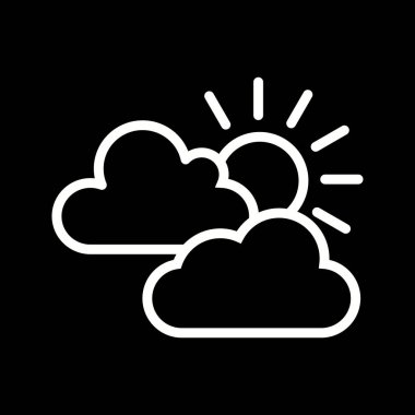 İllüstrasyon Sunny Icon