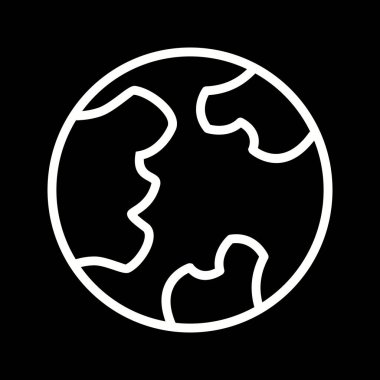 resimde planet earth simgesini