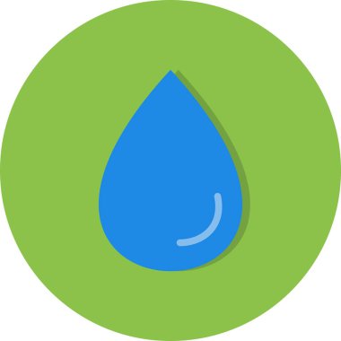 İllüstrasyon Yağmur Damlası Simgesi