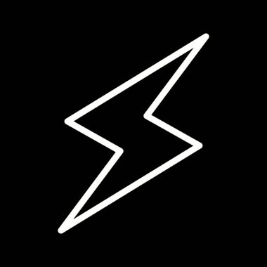 İllüstrasyon Şimşek Düğmesi Simgesi