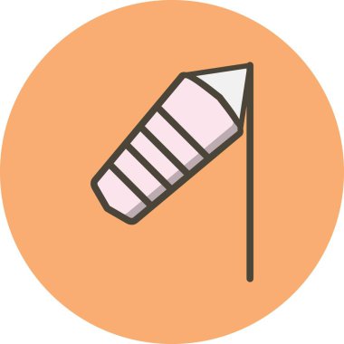 İllüstrasyon Rüzgarlı Simge