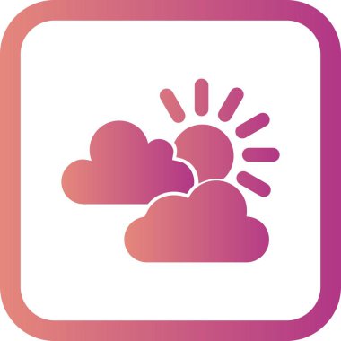 İllüstrasyon Sunny Icon