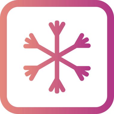 İllüstrasyon Kar Simgesi