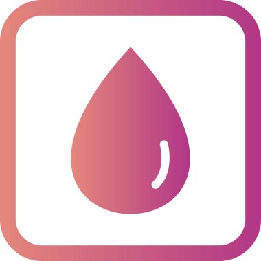 İllüstrasyon Yağmur Damlası Simgesi