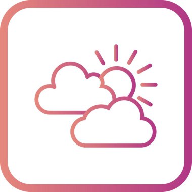 İllüstrasyon Sunny Icon