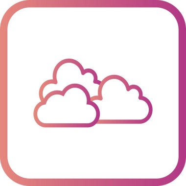 İllüstrasyon Bulutlu Simge