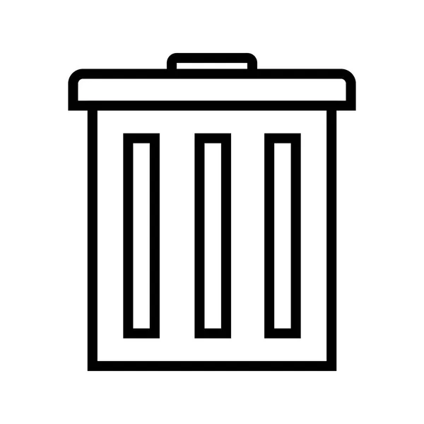 Illustration Trash Icon — Stock Photo, Image