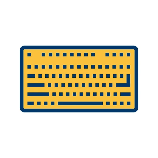 Illustration Keyboard Icon — Stock Photo, Image