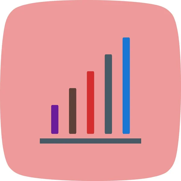 Ilustrace – Statistika – ikona — Stock fotografie