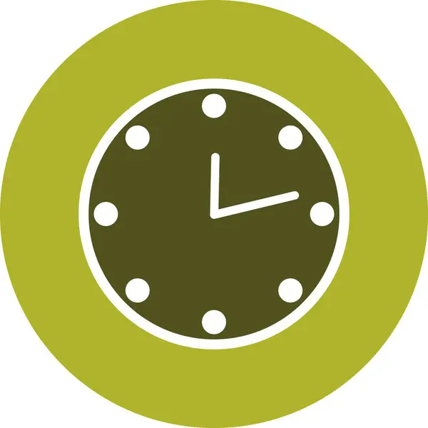 Icono del reloj de ilustración — Foto de Stock