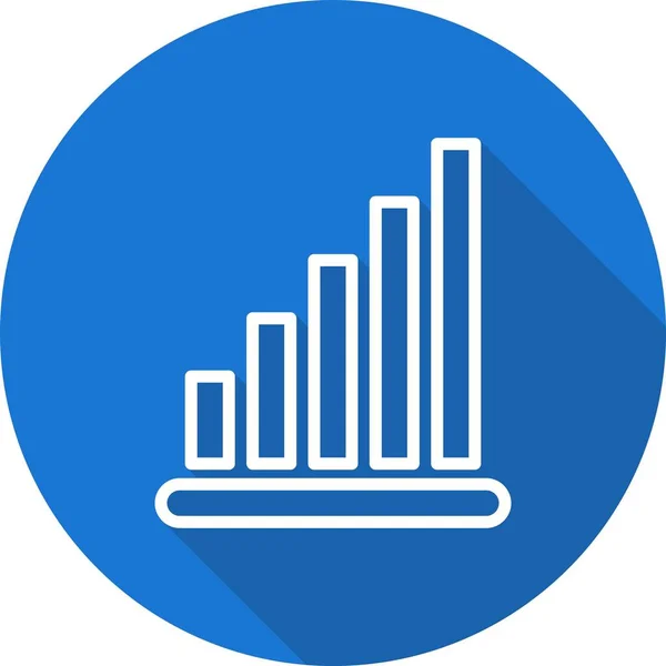 Ilustrace – Statistika – ikona — Stock fotografie