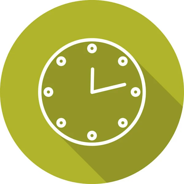 Icono del reloj de ilustración — Foto de Stock