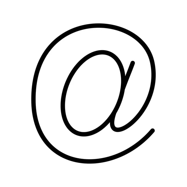 Illustration Email Address Icon — Stock Photo, Image