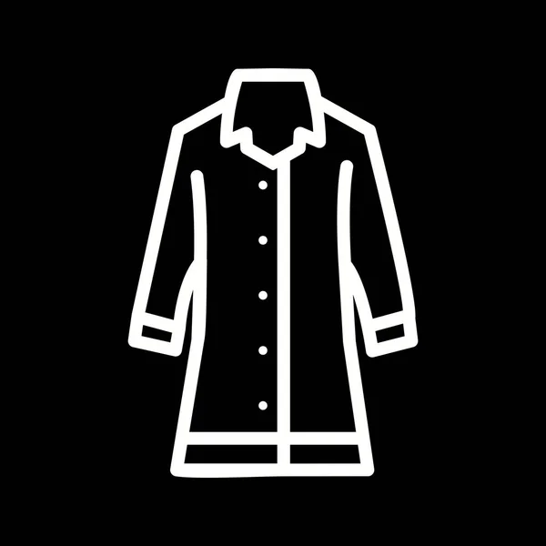 Illustration  Rain Coat Icon — Stock Photo, Image