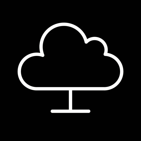 Ilustração Cloud Computing Icon — Fotografia de Stock
