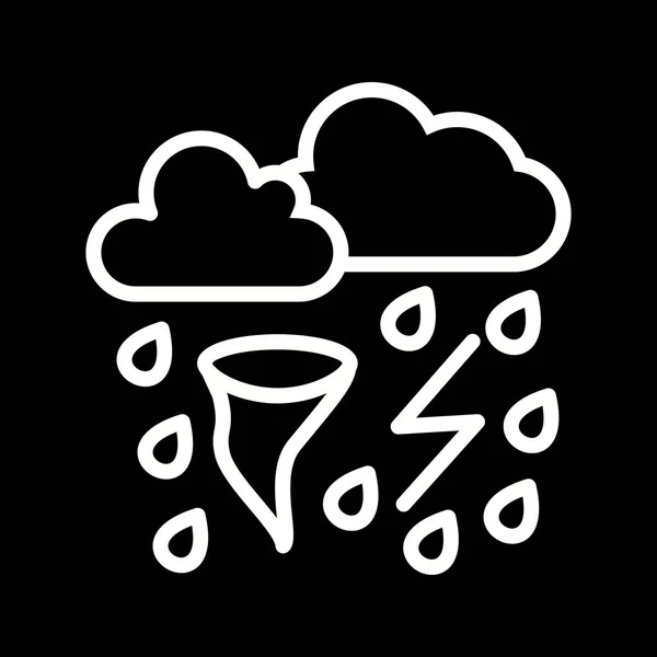 Illustration Bad Weather Icon — Stock Photo, Image