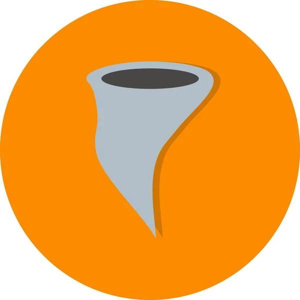 Ilustracja Tornado ikona — Zdjęcie stockowe