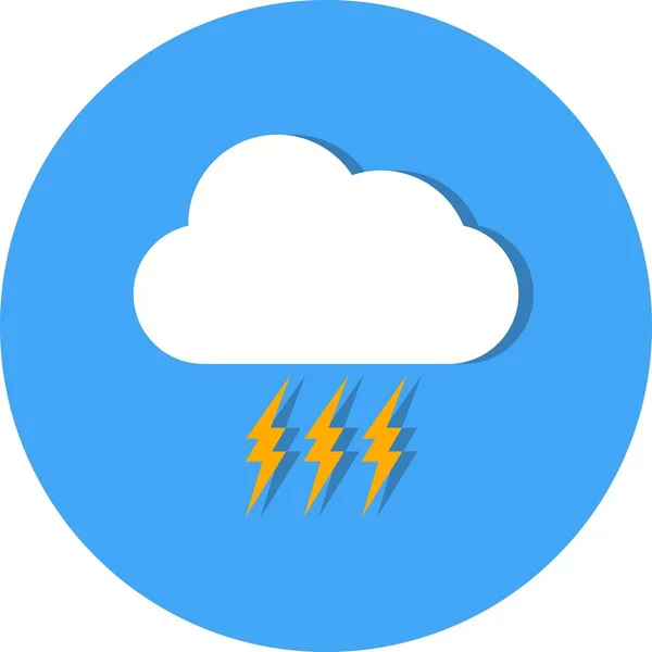 Ilustración Storm Vector Icono —  Fotos de Stock