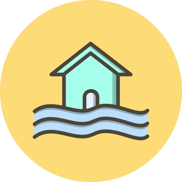 Symbolbild Hochwasser — Stockfoto
