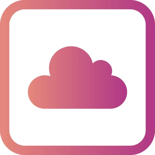 Icono de nube de ilustración —  Fotos de Stock