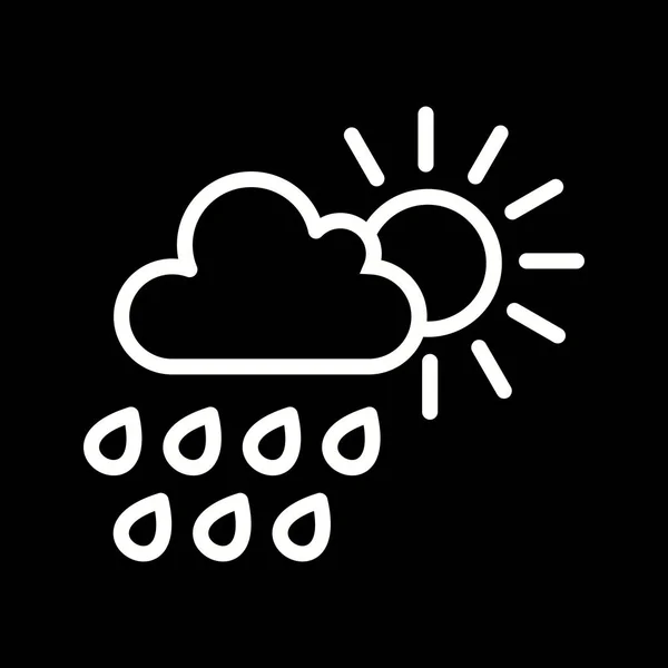 Illustration Summer Rain Icon — Stock Photo, Image