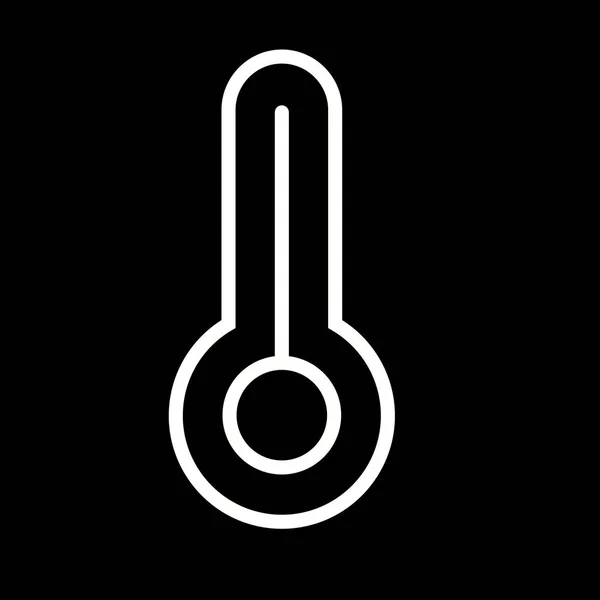 Ícone de temperatura de ilustração — Fotografia de Stock