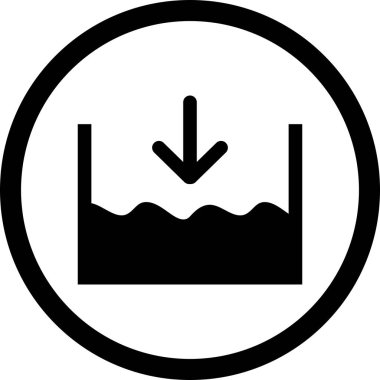 Resim Aşağıda deniz seviyesi Simgesi