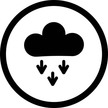 İllüstrasyon Önsipitasyon Simgesi