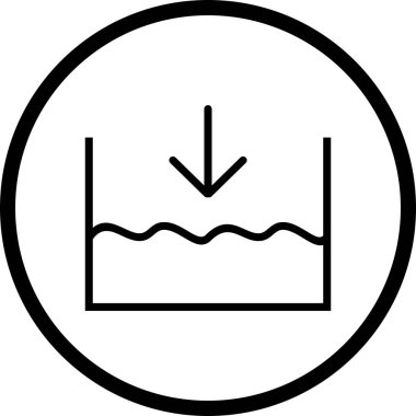 Resim Aşağıda deniz seviyesi Simgesi