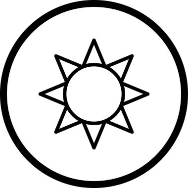 İllüstrasyon Parlaklık Simgesi