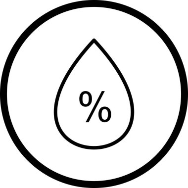 İllüstrasyon Nem Simgesi
