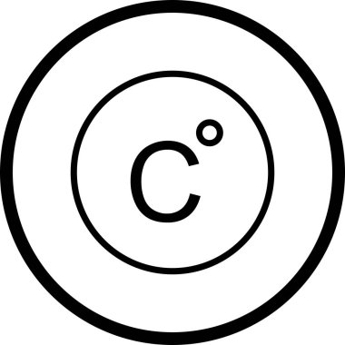 İllüstrasyon Santigrat Simgesi