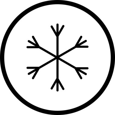 İllüstrasyon Kar Simgesi