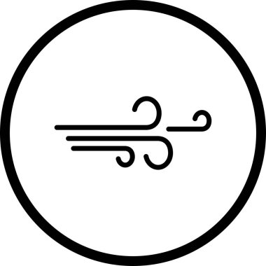 İllüstrasyon Rüzgar Simgesi