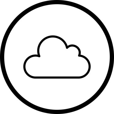 İllüstrasyon Bulut Simgesi