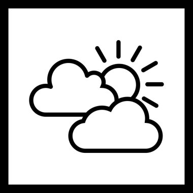 İllüstrasyon Sunny Icon