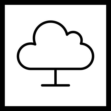 İllüstrasyon Bulut Bilgi İşlem Simgesi