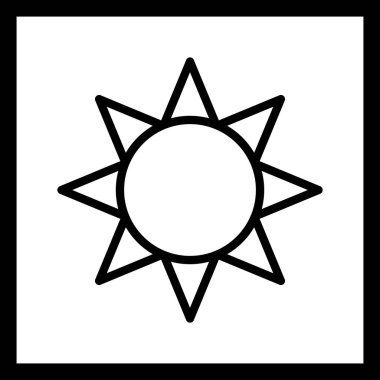 İllüstrasyon Parlaklık Simgesi